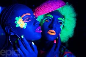 2017 05-04 Luminescence at NOVA 535 Models Bri Bryant and DeLisa Silva