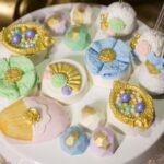 Vintage Treasures Inspired Cake Pops and Desserts In Pink, Green, and Purple with Gold | Luxurious French Marie Antoinette Inspired St Pete Wedding at Venue NOVA 535