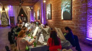 2018 12-13 Group Painting Live Entertainment at NOVA 535