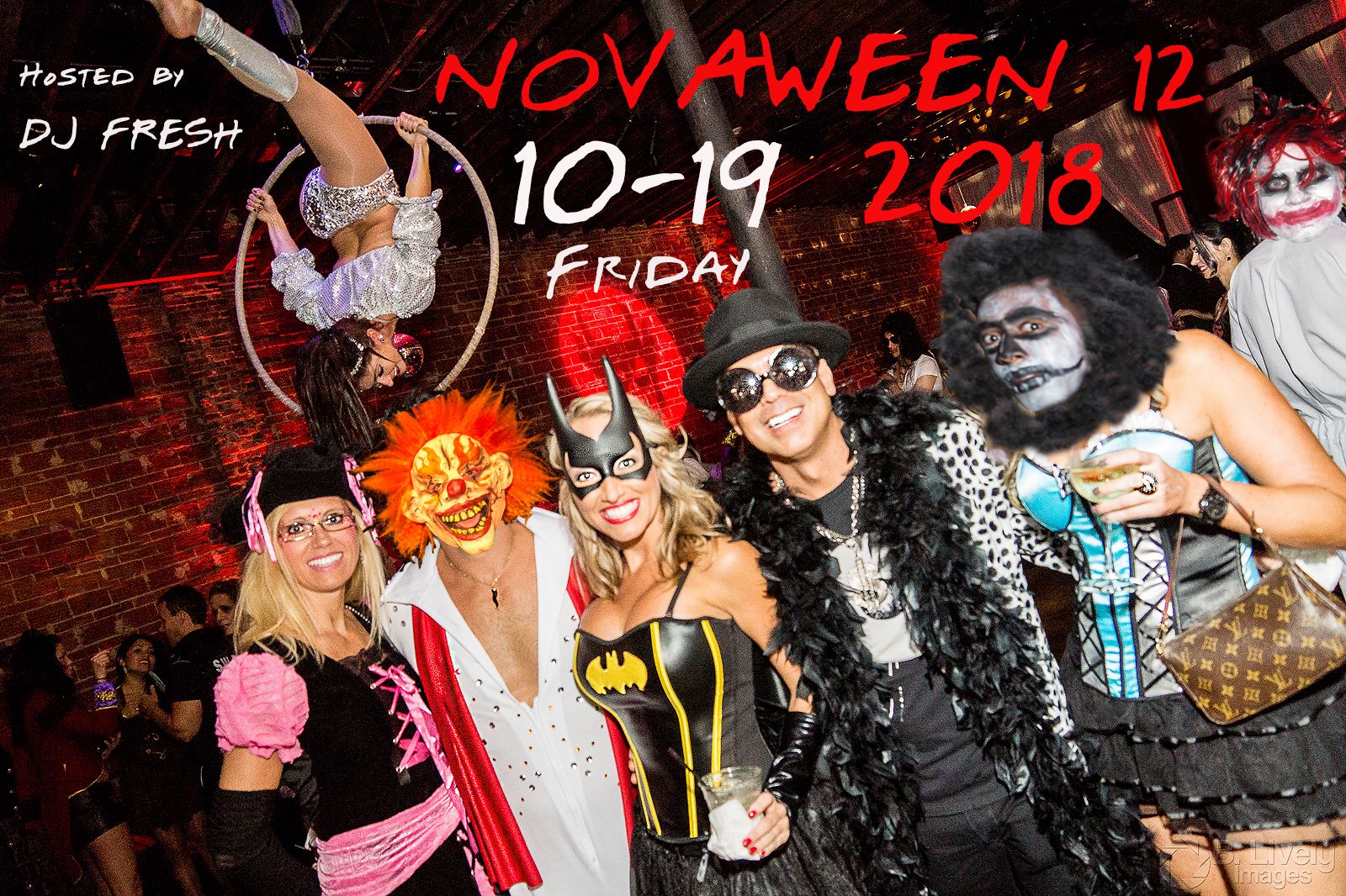 2018 Friday October 19 is Novaween 12 Halloween Party at NOVA 535 Downtown St Pete