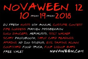 2018 10-19 Novaween 12 Halloween Party at NOVA 535 Downtown St Pete