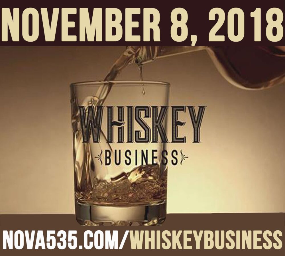 Thursday November 8, 2018 Whiskey Business at Downtown St. Pete historic venue NOVA 535 in DTSP