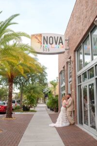 Industrial greenery wedding at NOVA 535 in St. Pete