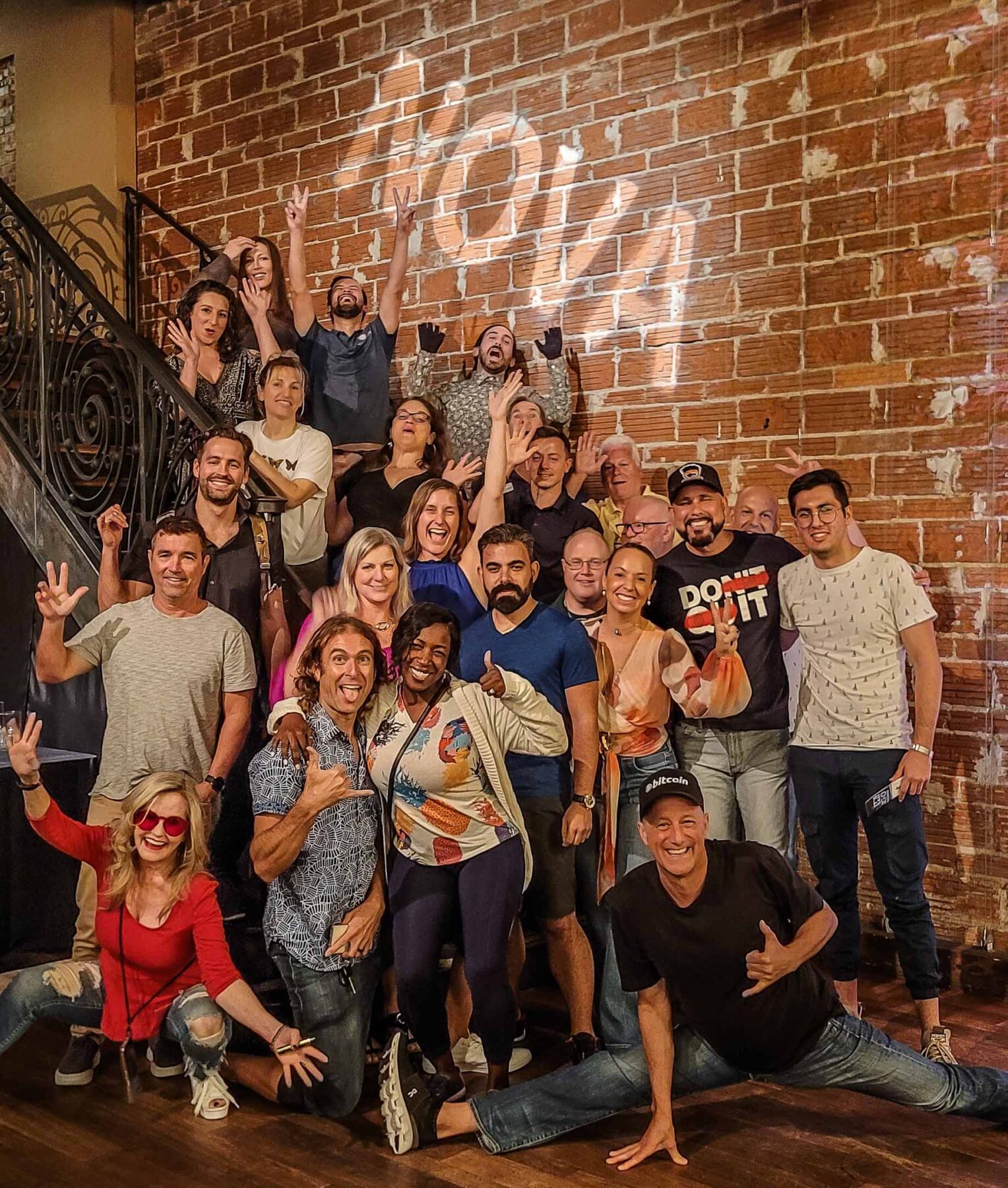 Group photo of Entrepreneur Social Club, held at NOVA 535 in downtown St. Pete, Florida, every Thursday night, 6-8pm, since 2009.