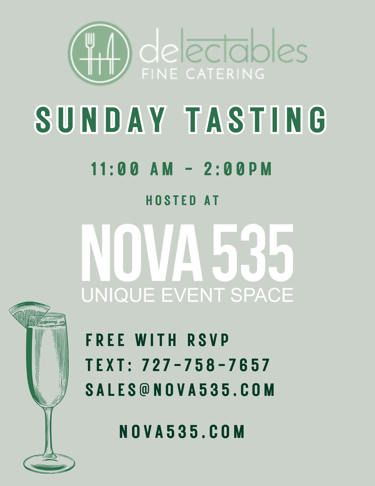 2025 Delectables Sunday Tasting Delectables Catering Sunday Tasting