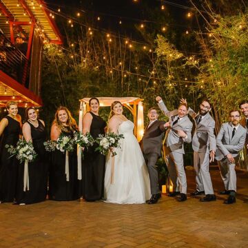 2021 Taryn and Justin Black White and Grey Courtyard Wedding at St. Pete venue NOVA 535
