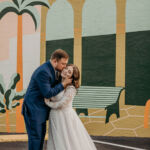2021 Katie and Matt Blue White and Green Wedding at historic St. Pete, Florida venue NOVA 535