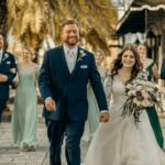 2021 Katie and Matt Blue White and Green Wedding at historic St. Pete, Florida venue NOVA 535