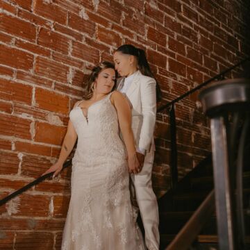 2021 Melissa and Nikita White Courtyard Wedding at historic Downtown St. Pete venue NOVA 535
