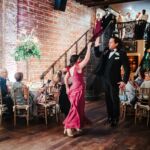 2021 Jennifer and Todd Green and White Wedding Reception - Ashley Izquierdo Photo