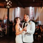 2021 Jennifer and Todd Green and White Wedding Reception - Ashley Izquierdo Photo