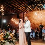 2021 Jennifer and Todd Green and White Wedding Reception - Ashley Izquierdo Photo