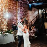 2021 Jennifer and Todd Green and White Wedding Reception - Ashley Izquierdo Photo