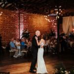 2021 Jennifer and Todd Green and White Wedding Reception - Ashley Izquierdo Photo