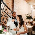 2021 Jennifer and Todd Green and White Wedding Reception - Ashley Izquierdo Photo