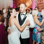 2021 Jennifer and Todd Green and White Wedding Reception - Ashley Izquierdo Photo