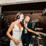 2021 Jennifer and Todd Green and White Wedding Reception - Ashley Izquierdo Photo
