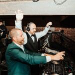 2021 Jennifer and Todd Green and White Wedding Reception - Ashley Izquierdo Photo