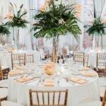 2021 Jennifer and Todd Green and White Wedding Reception - Ashley Izquierdo Photo