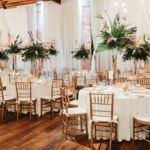 2021 Jennifer and Todd Green and White Wedding Reception - Ashley Izquierdo Photo