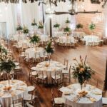 2021 Jennifer and Todd Green and White Wedding Reception - Ashley Izquierdo Photo