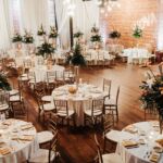 2021 Jennifer and Todd Green and White Wedding Reception - Ashley Izquierdo Photo