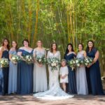2021 Autumn and Jimi White and Blue Indoor Wedding