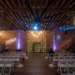 2021 Autumn and Jimi White and Blue Indoor Wedding