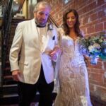 2021 Autumn and Jimi White and Blue Indoor Wedding