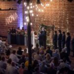 2021 Autumn and Jimi White and Blue Indoor Wedding