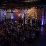 2021 Autumn and Jimi White and Blue Indoor Wedding