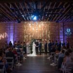 2021 Autumn and Jimi White and Blue Indoor Wedding