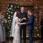 2021 Autumn and Jimi White and Blue Indoor Wedding