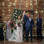 2021 Autumn and Jimi White and Blue Indoor Wedding