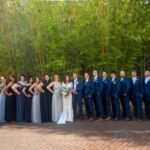 2021 Autumn and Jimi White and Blue Indoor Wedding