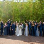2021 Autumn and Jimi White and Blue Indoor Wedding