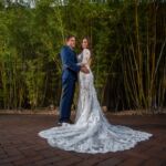 2021 Autumn and Jimi White and Blue Indoor Wedding