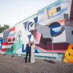 2021 Autumn and Jimi White and Blue Indoor Wedding