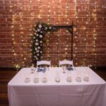 2021 Autumn and Jimi White and Blue Indoor Wedding