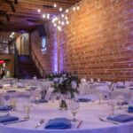 2021 Autumn and Jimi White and Blue Indoor Wedding