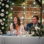 2021 Autumn and Jimi White and Blue Indoor Wedding