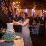 2021 Autumn and Jimi White and Blue Indoor Wedding