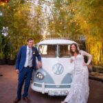2021 Autumn and Jimi White and Blue Indoor Wedding