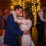 2021 Autumn and Jimi White and Blue Indoor Wedding