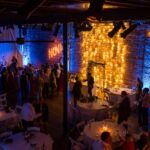 2021 Autumn and Jimi White and Blue Indoor Wedding