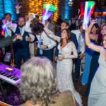 2021 Autumn and Jimi White and Blue Indoor Wedding