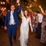 2021 Autumn and Jimi White and Blue Indoor Wedding