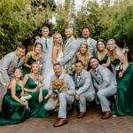 2022 Jennifer and Jagger Emerald and Black Wedding Ceremony and Reception