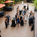 2025 Becky and Maurizio Classic Black and White Wedding Ceremony and Reception