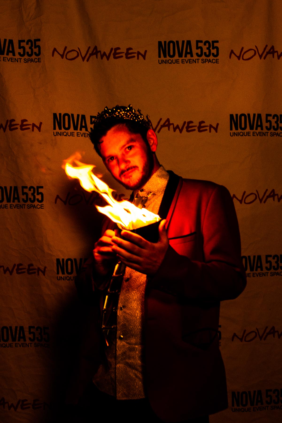 Novaween 13 Costumes and Contests on Halloween Night 10-31-2019 at Downtown St. Pete venue NOVA 535 Corv Van Valin Magician